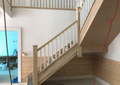 Custom Poplar Staircase, Wicklow - GT Carpentry