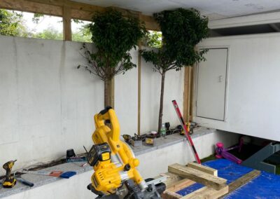 Garden Renovation Dublin Feature - GT Carpentry